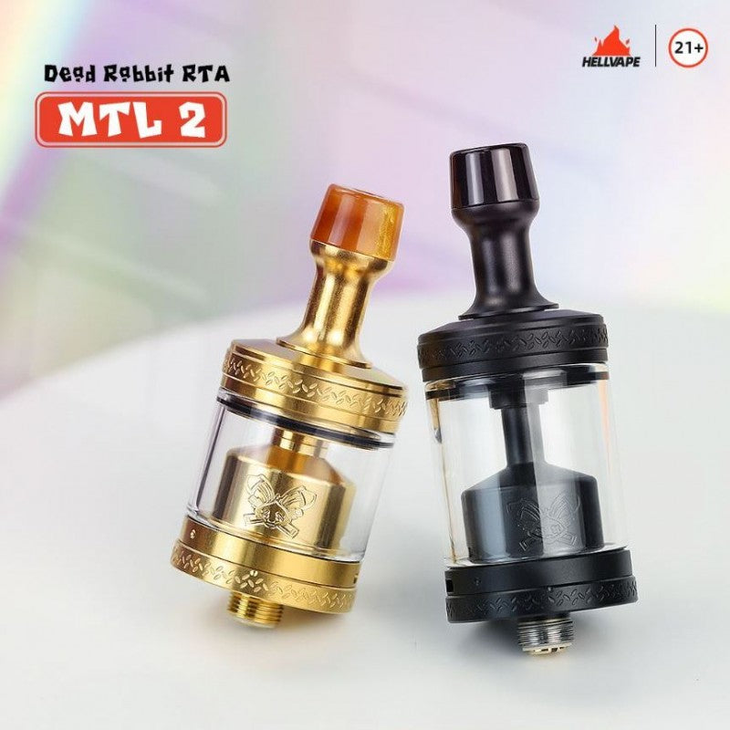 HellVape Dead Rabbit MTL 2 RTA Steel Valley Vapors HellVape Dead Rabbit MTL 2 RTA Steel Valley Vapors