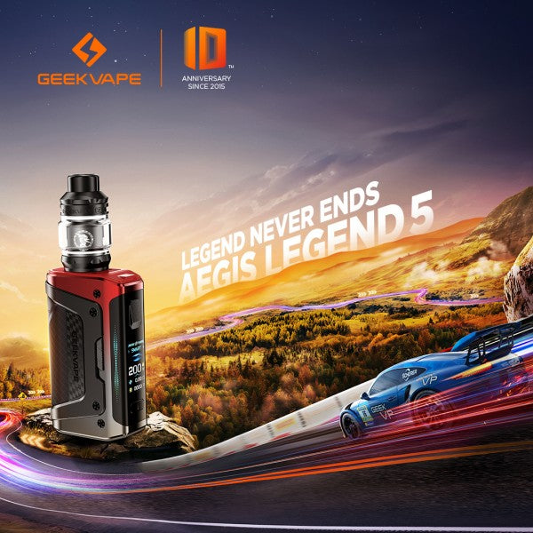 GeekVape Aegis Legend 5 Kit – Steel Valley Vapors