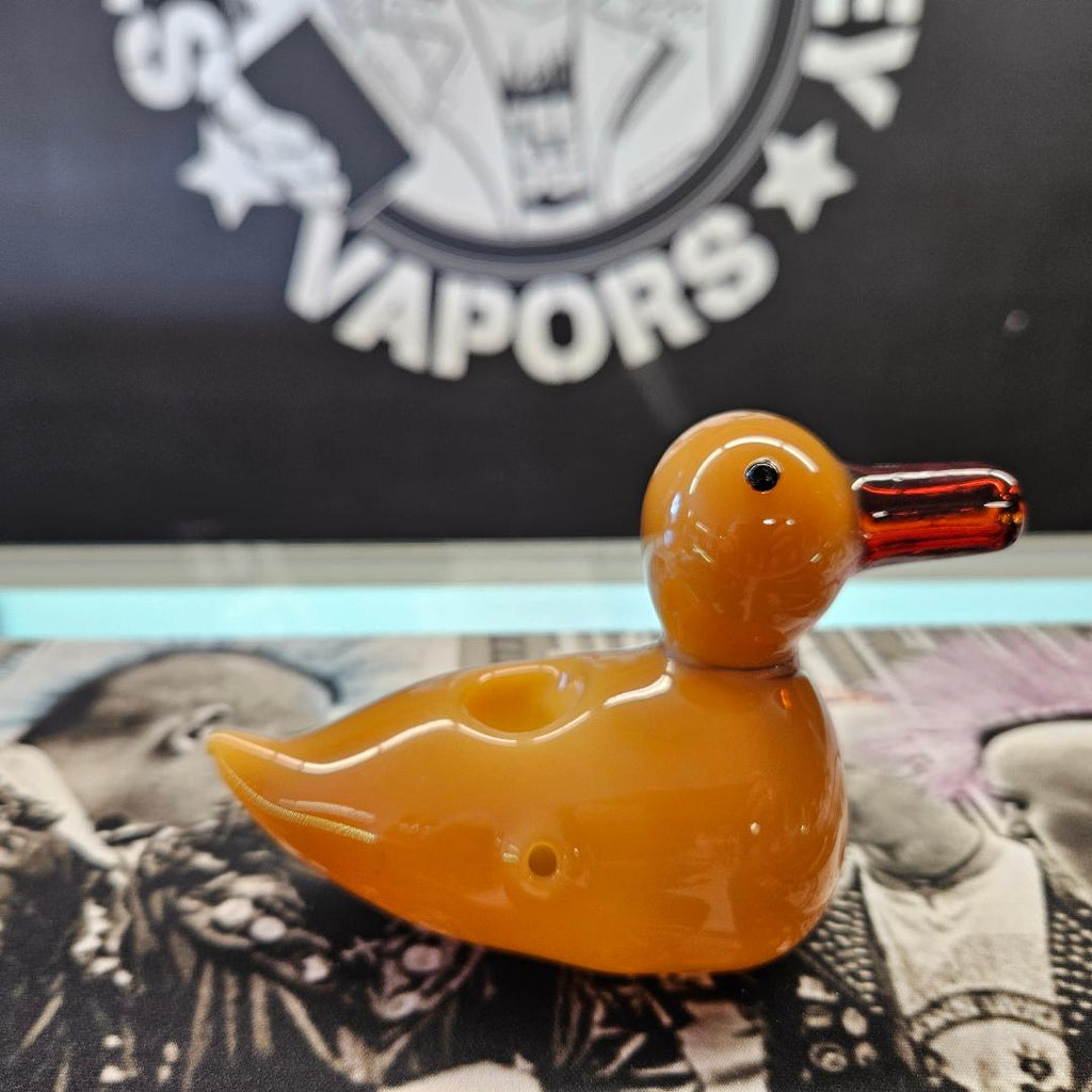 Rubber Ducky Glass Hand Pipe image 1