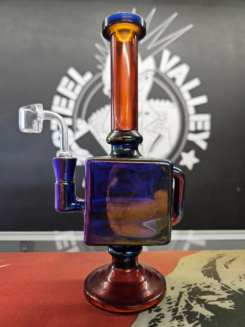 Iridescent Teapot Cube Inline Rig image 0