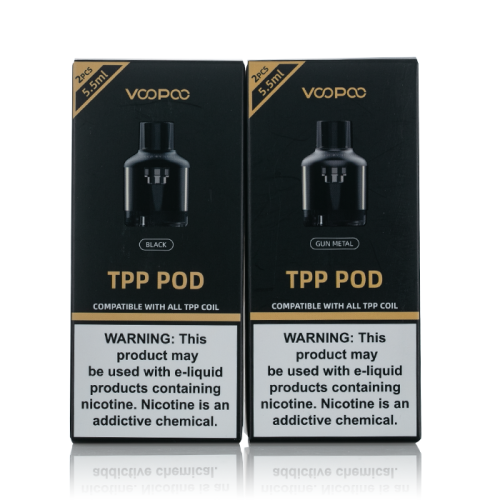 VooPoo TPP Replacement Tank/Pod 2pk Steel Valley Vapors VooPoo TPP Replacement Tank/Pod 2pk Steel Valley Vapors