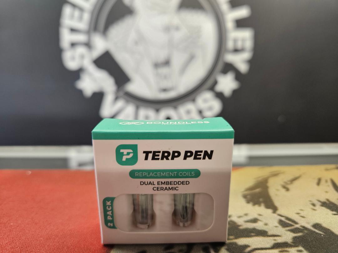 Boundless Terp Pen Dual Ceramic Coil Atomizer - 2pc image 0