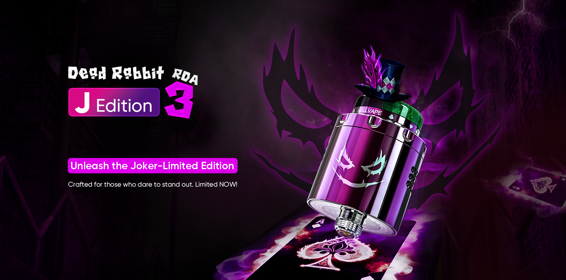 HellVape Dead Rabbit V3 RDA Joker Edition