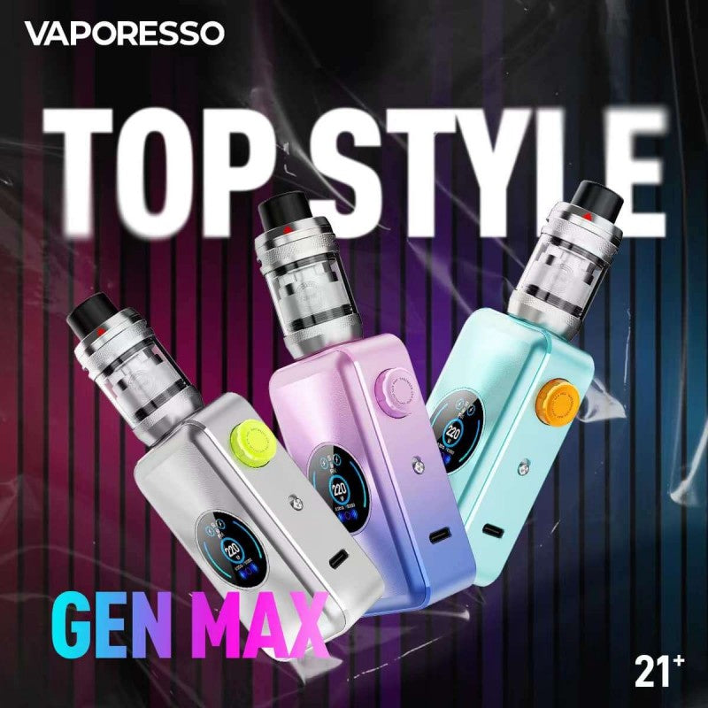 Vaporesso GEN Max Kit Steel Valley Vapors Vaporesso GEN Max Kit Steel Valley Vapors