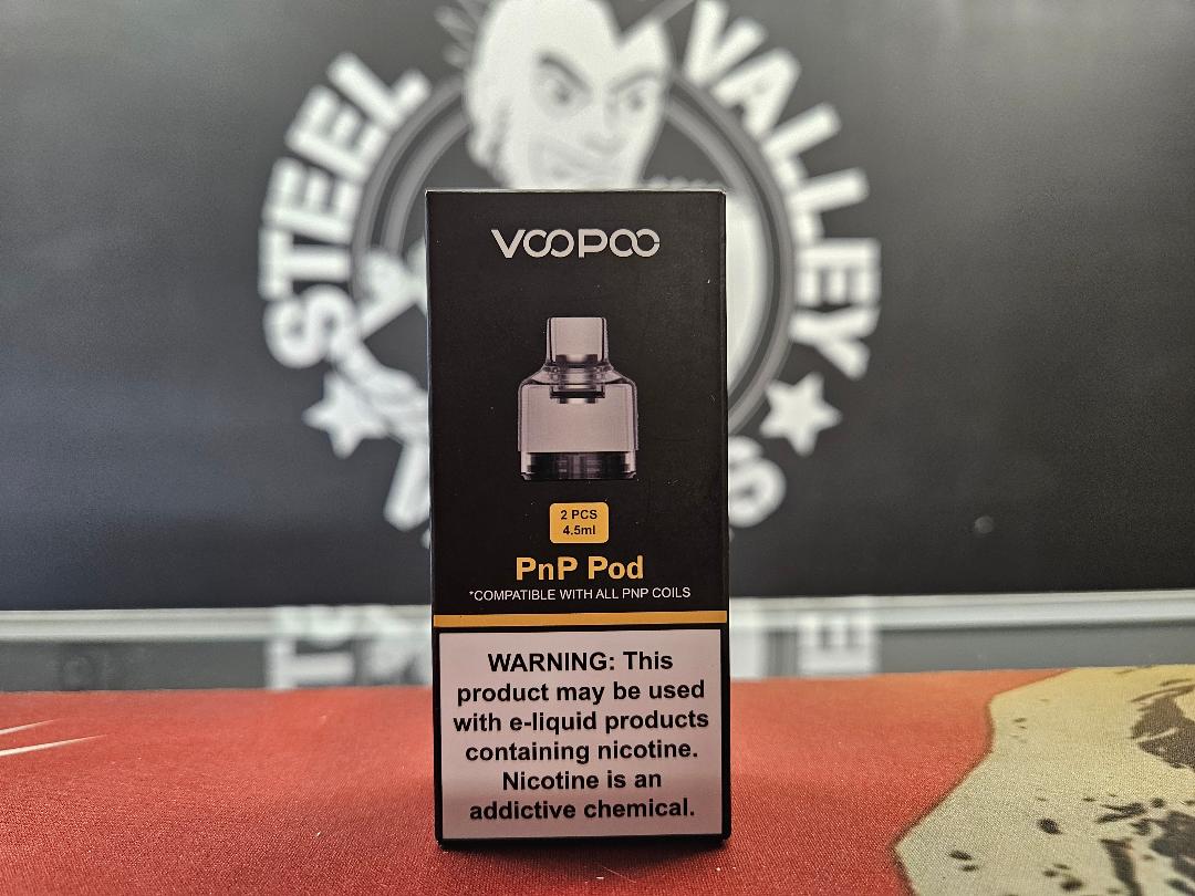 VooPoo PnP Replacement Tanks/Pods 2pk - direct lung image