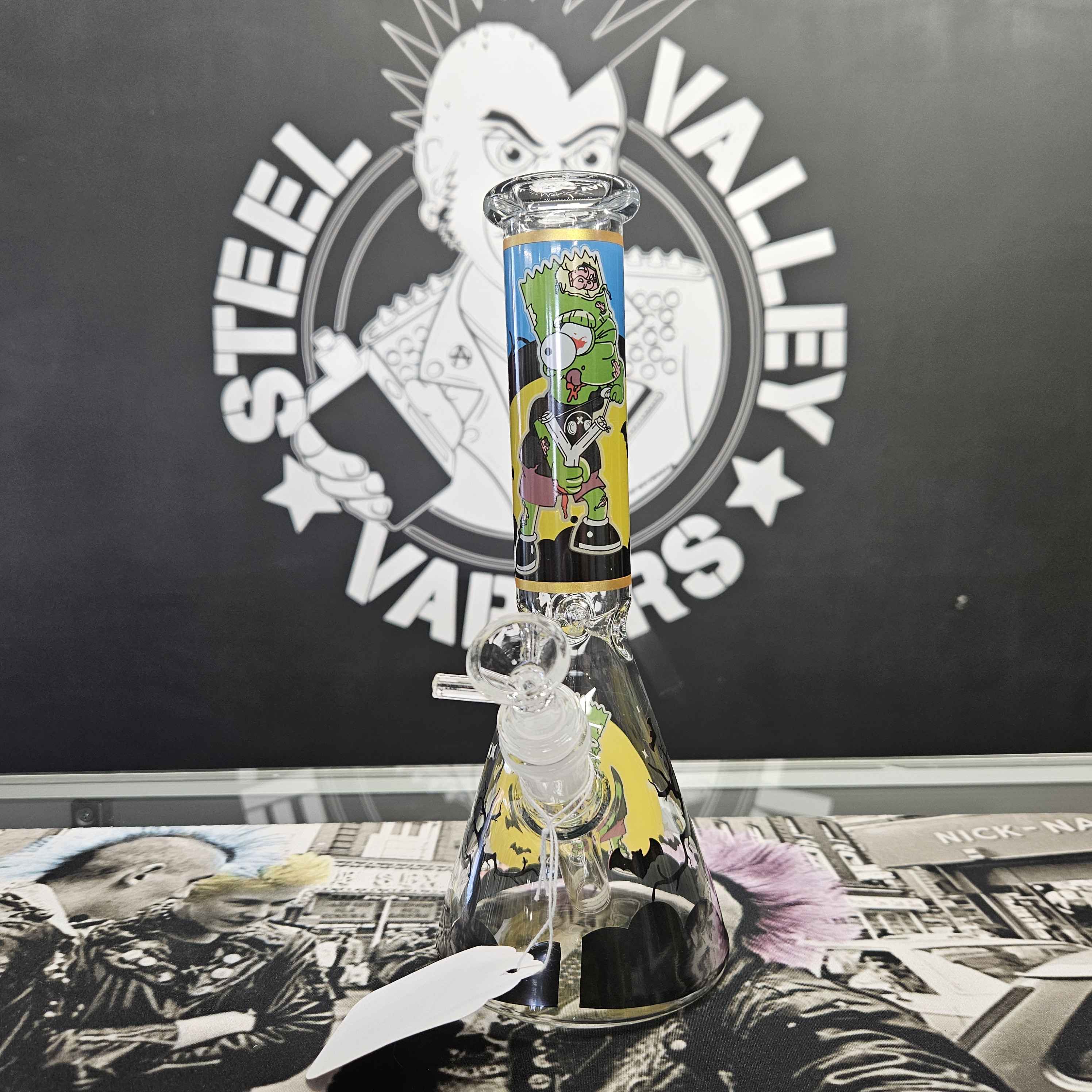 Don't Have A Cow Beaker Glass Water Pipe | 10"