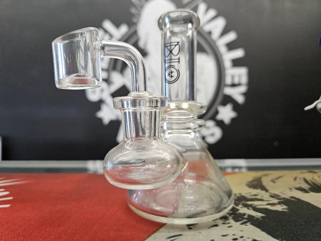 6" BIO Heavy Beaker | Banger Hanger - 25mm x 4mm - Black image