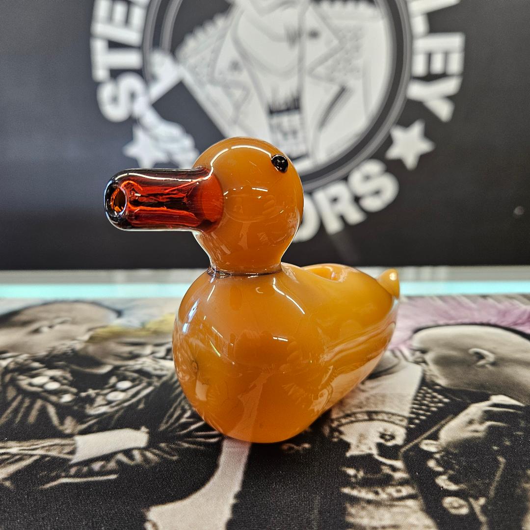 Rubber Ducky Glass Hand Pipe image 0