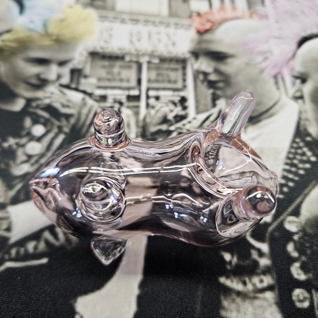 Mr. Oinker Glass Pipe | 3.25" image 1
