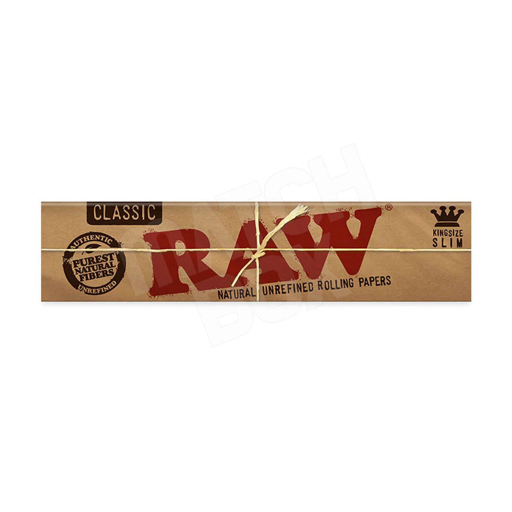 RAW Classic King Size Slim Rolling Papers image 0