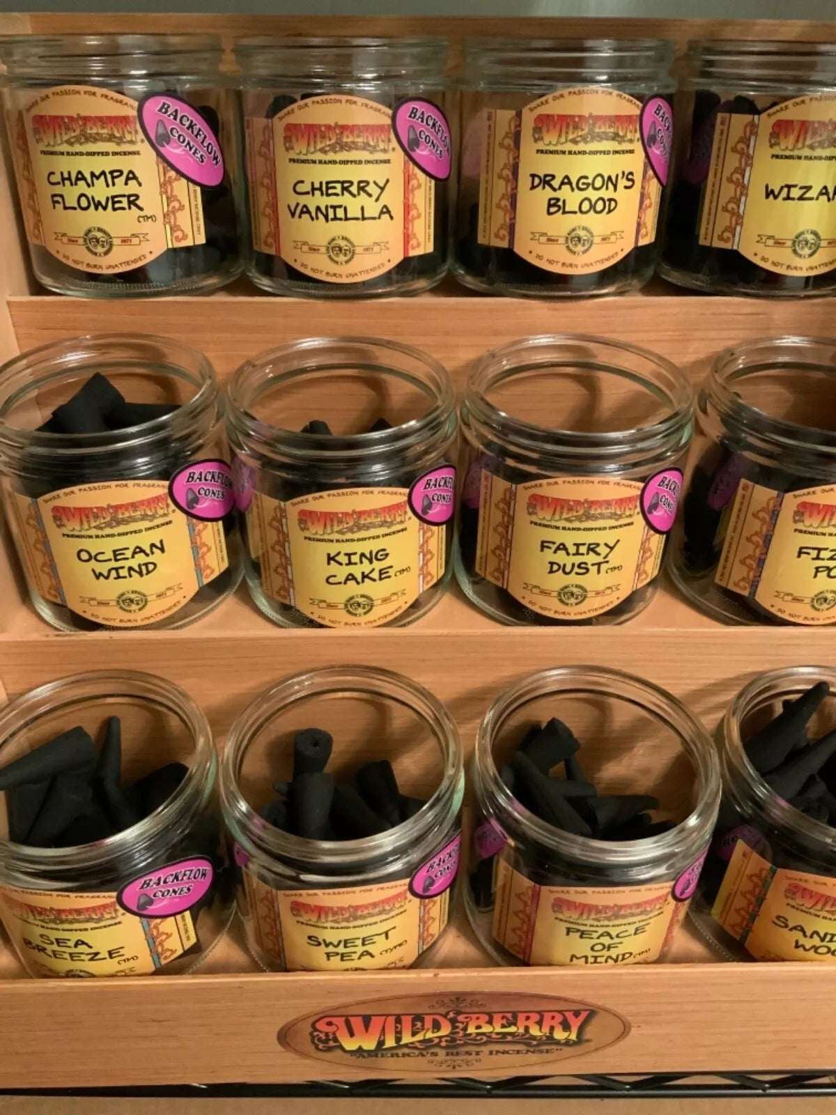 Wild Berry Backflow Cones Incense image 0