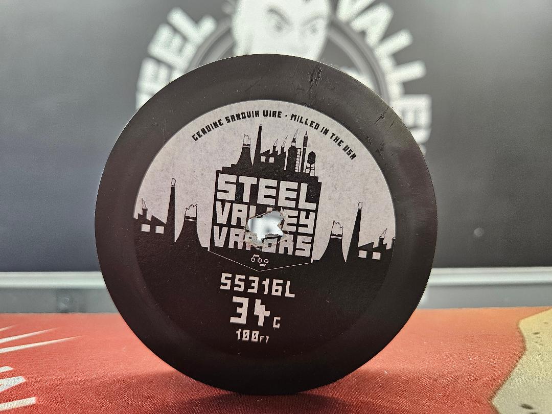 Stainless Steel 316L Spools - 34g ss316l 100ft image