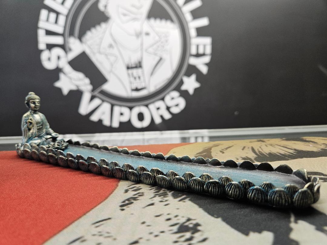 Blue Buddha Incense Burner image 0