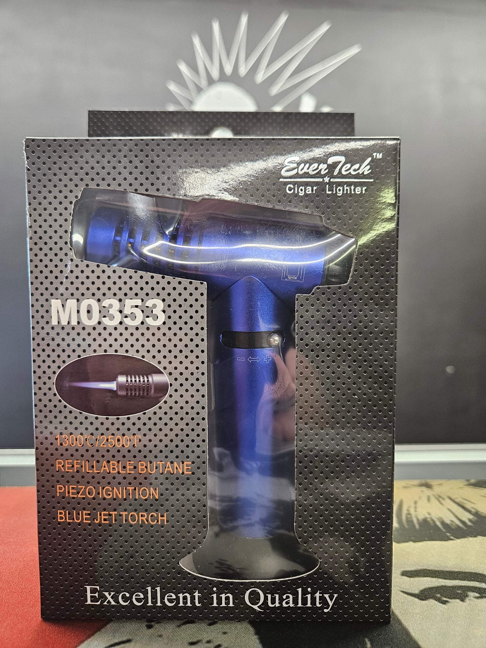 Ever Tech Refillable Butane Torch Lighter image 0