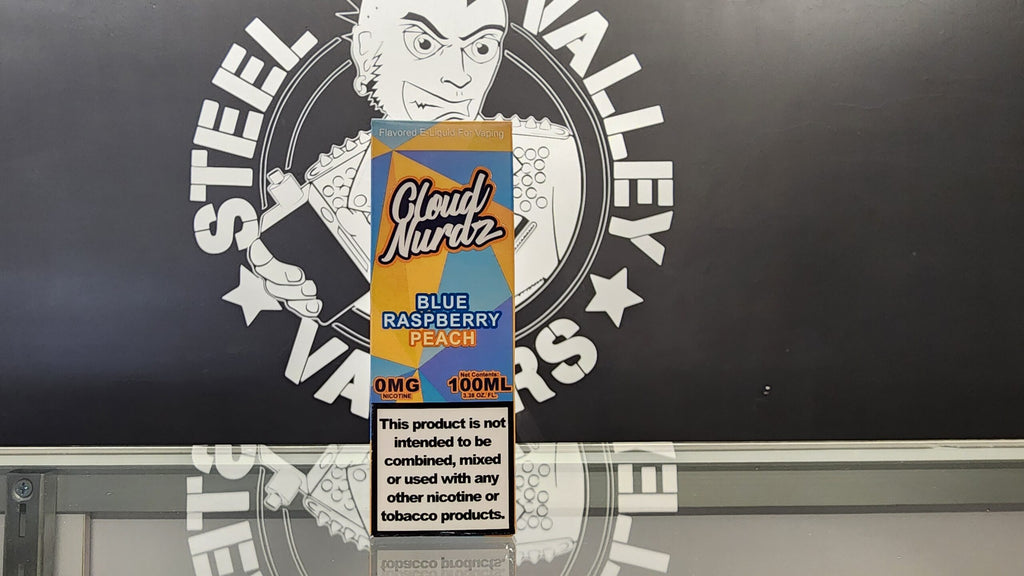 Cloud Nurdz - Blue Raspberry Peach 6mg 100ml image