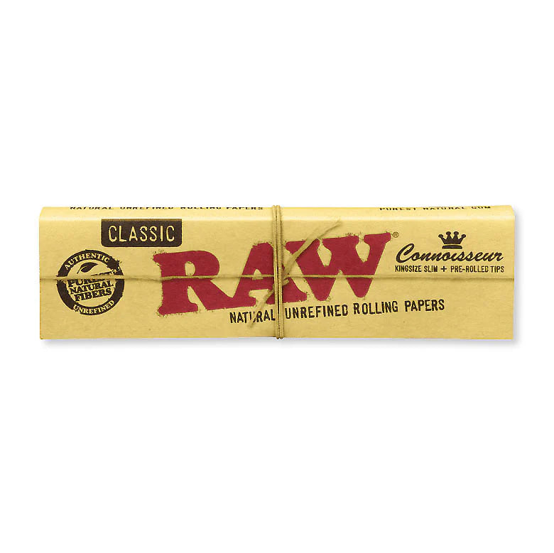 RAW Classic Connoisseur King Size Slim Rolling Papers image 0