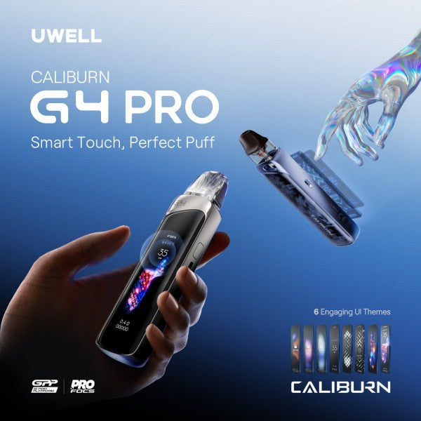 Uwell Caliburn G4 Pro Steel Valley Vapors Uwell Caliburn G4 Pro Steel Valley Vapors
