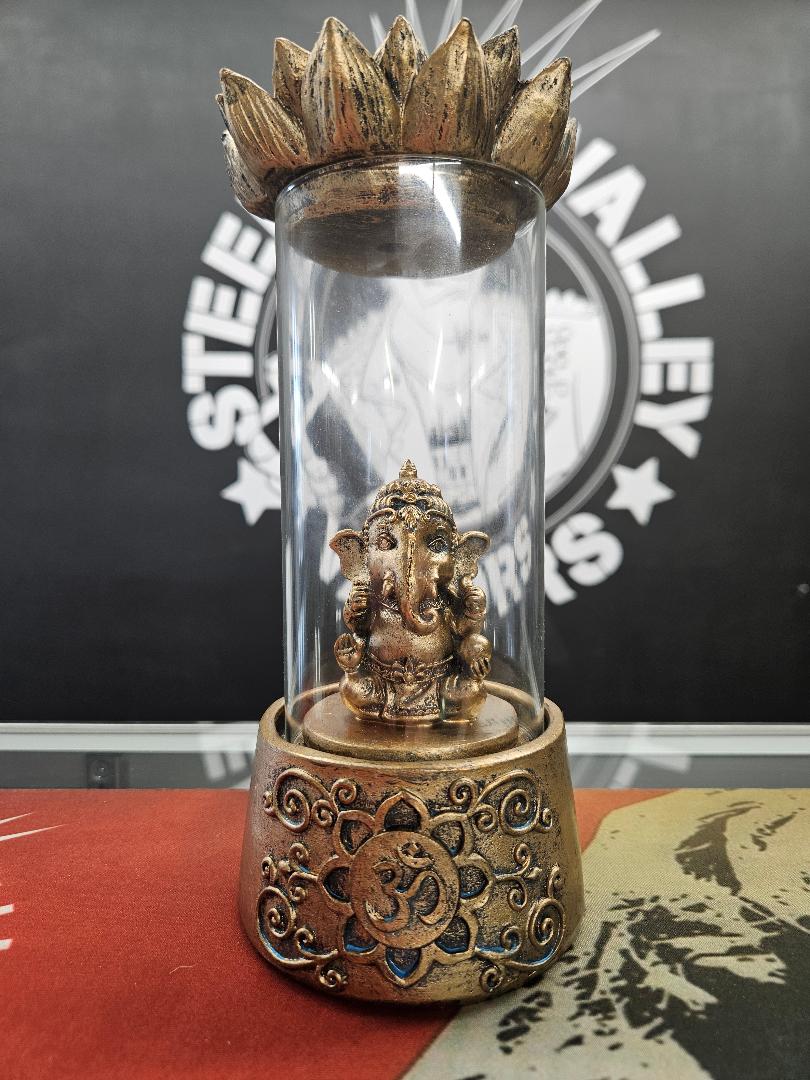 Ganesh Backflow Incense Burner with LED | 9" image 0