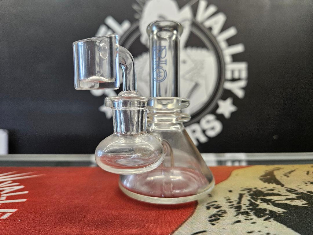 6" BIO Heavy Beaker | Banger Hanger - 25mm x 4mm - Blue image