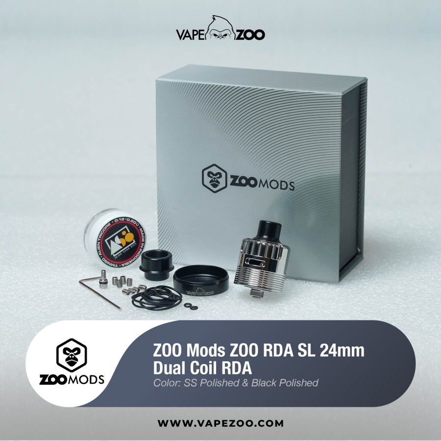 VapeZoo Legal RDA SE 24mm Dual Coil RDA image 0