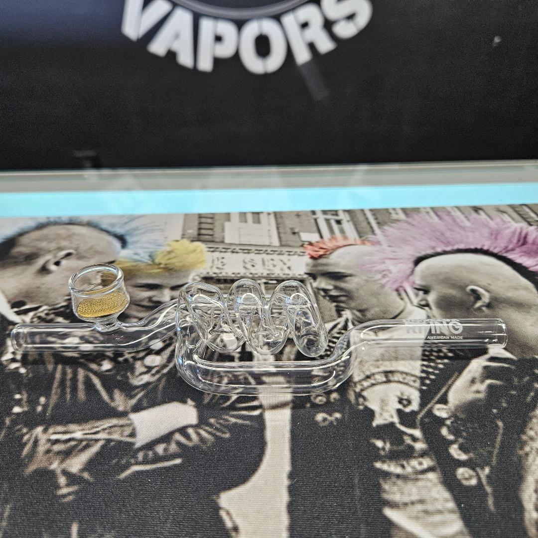 Phoenix Rising Single Barrel Swirl Hand Pipe | 7.5" image 0