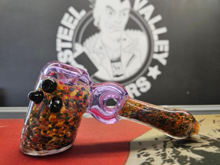 Heavy Worked Hammer Bubbler 7.5"