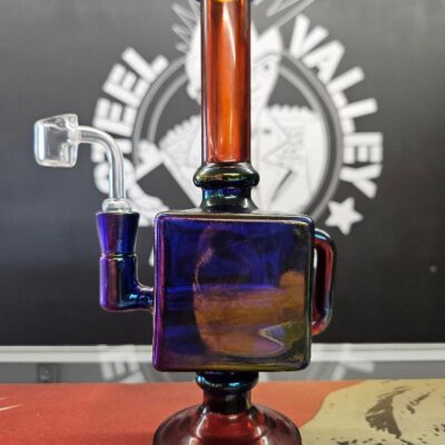 Iridescent Teapot Cube Inline Rig