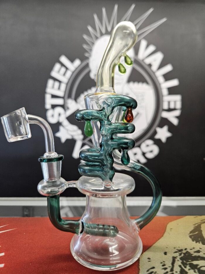 Dripping Oil Rig Recycler - 9.5” / 14mm F