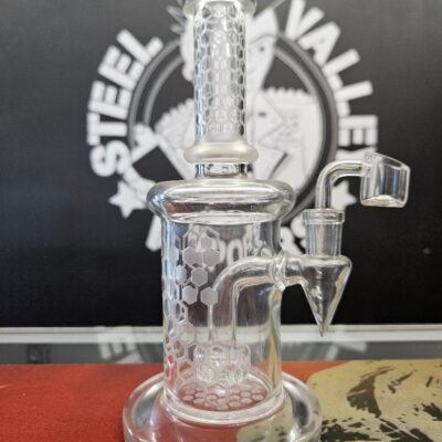 Hex Etched Dab Rig - Hanger Banger