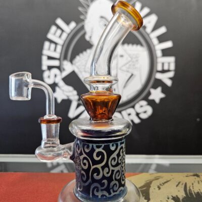 Sacred Geometry Etched Glass Rig