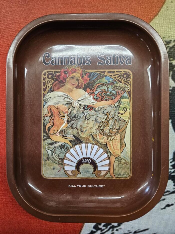 Kill Your Culture Rolling Tray Hemp Sativa