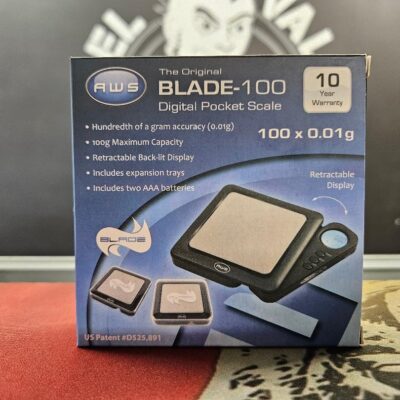 American Weigh Scales AWS Blade Style Digital Scale w/Tray - 100g x 0.01g
