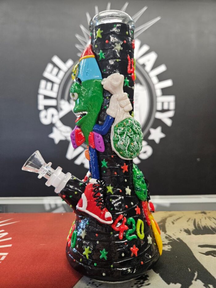 Stoney Rocket bro 3D Painted water pipe - Image 2