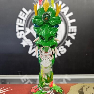 420 Dragon Glow in the dark water pipe