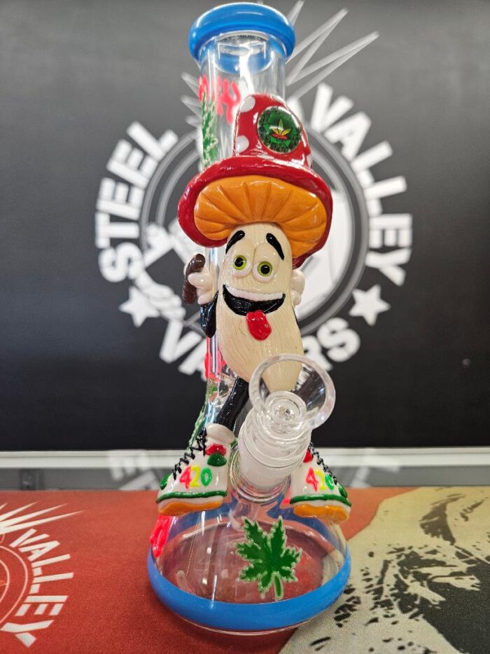 Stoney Shroom Bro 3d Painted water pipe