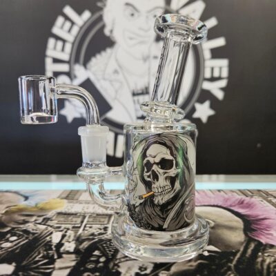 Pulsar Smoking With Intent to Reap Glass Dab Rig - 6.25" / 14mm F