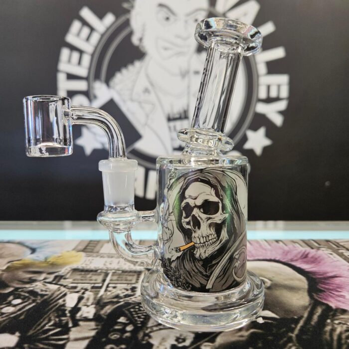 Pulsar Smoking With Intent to Reap Glass Dab Rig - 6.25" / 14mm F