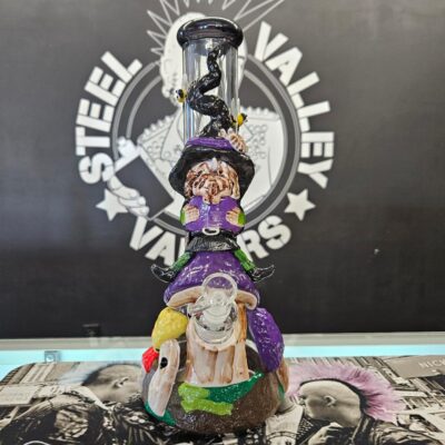 Witch Way 3D-Painted Water Pipe - 14"