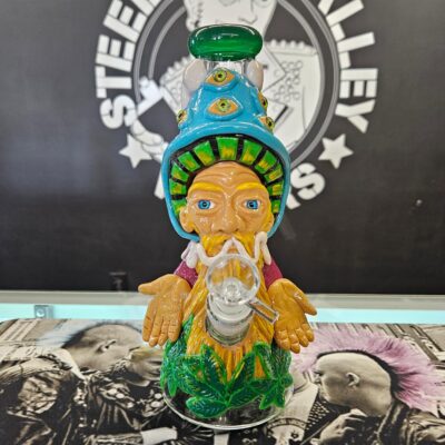 Pulsar Glow Beaker Water Pipe | Herbal Wisdom | 9.75" | 14mm F