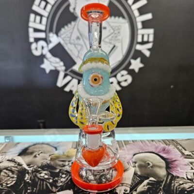 Lookah Glass Evil Eye Water Pipe | 9.75" | 14mm F