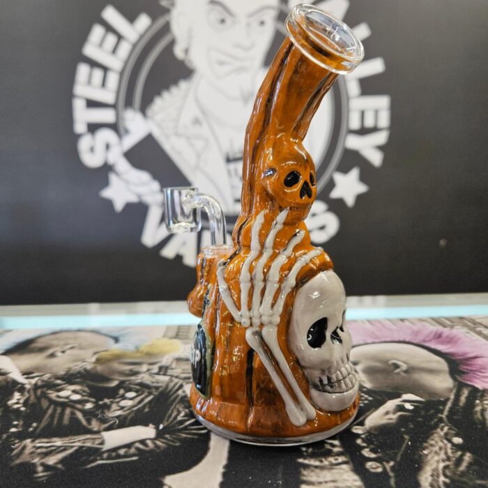 Haunted Gourd Glow 3D Painted Dab Rig | 7" | 14mm F - Image 2